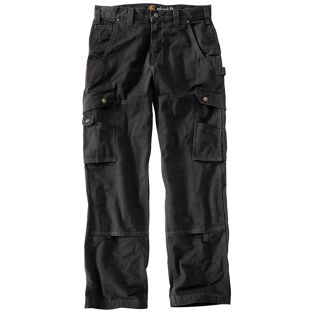 Men's 40x34 Black Cotton Ripstop Relaxed Fit Cargo Work Pants