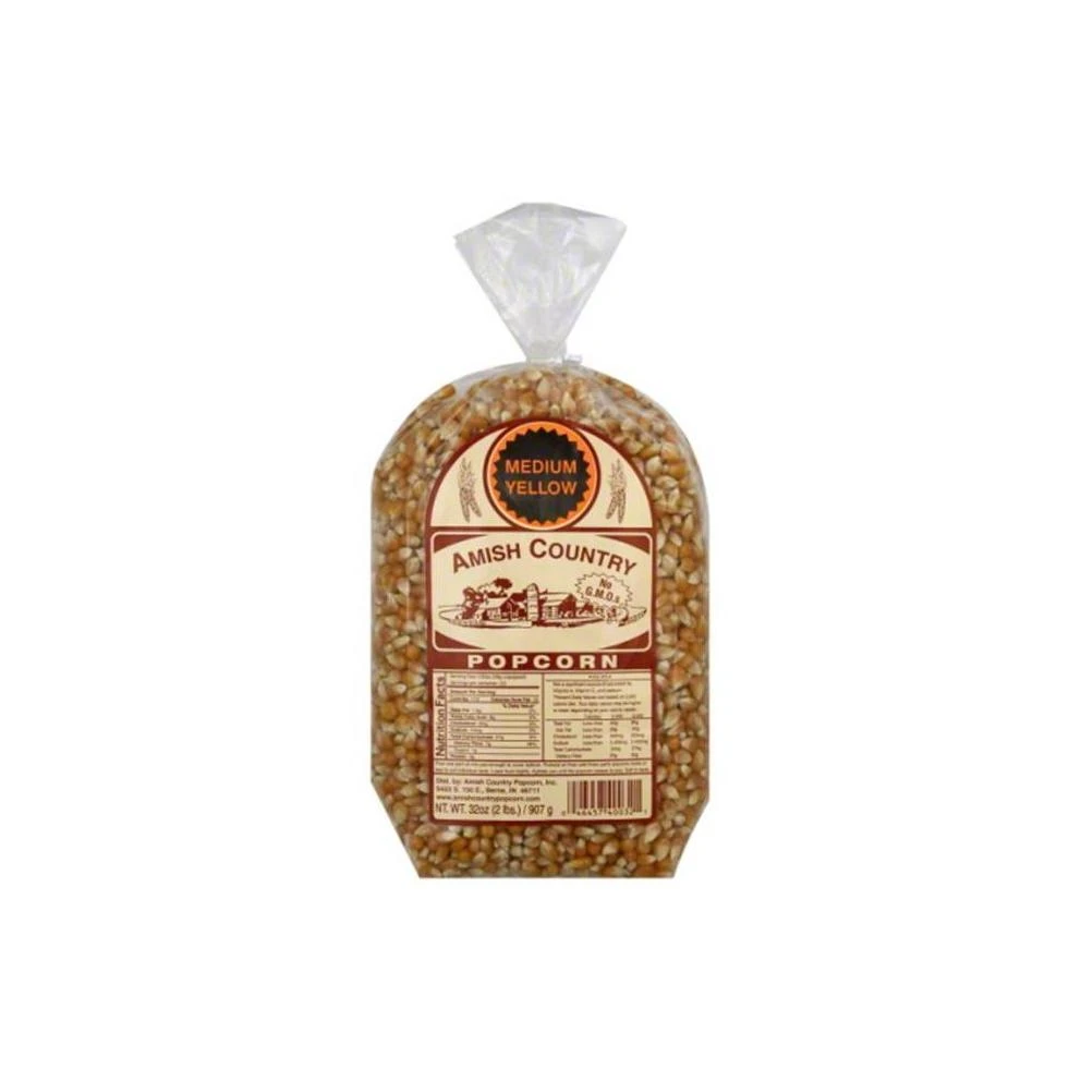 Amish Country Popcorn Popcorn Yellow, 32-Ounce (Pack of 8)