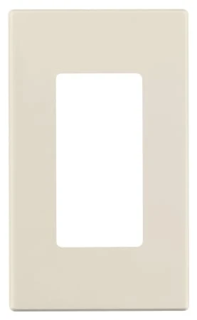 Light Almond 1 Gang Screwless Decora Wall Plate Model C26-80301-0st