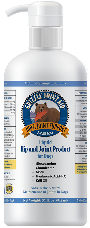 Liquid Hip And Joint Support For Dogs 16oz - Joint Aid Supplement