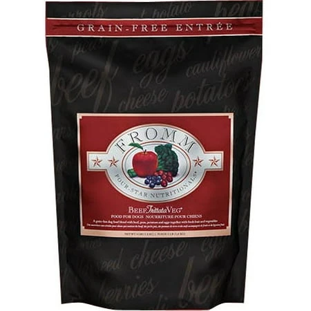 Four-star Grain-free Beef Frittata Dog Food, 4 Lb Bag