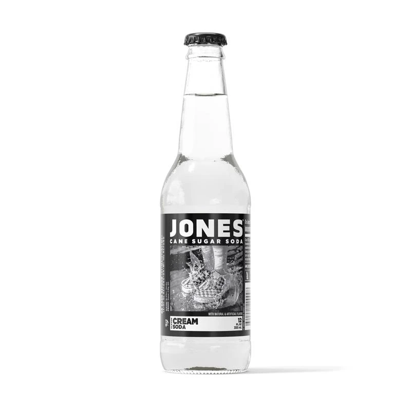 Jones Caffeine-Free Cream Soda, 12 Fl. Oz., 12 Count