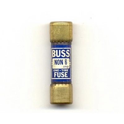 Non-6 Class K5 One-time Fuse, 6 Amp, 250vac/125vdc