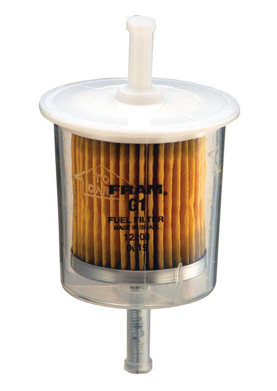 G1 Conductive Plastic Fuel Filter - 3.672 In. Height, 1/4 In. Tube Connector