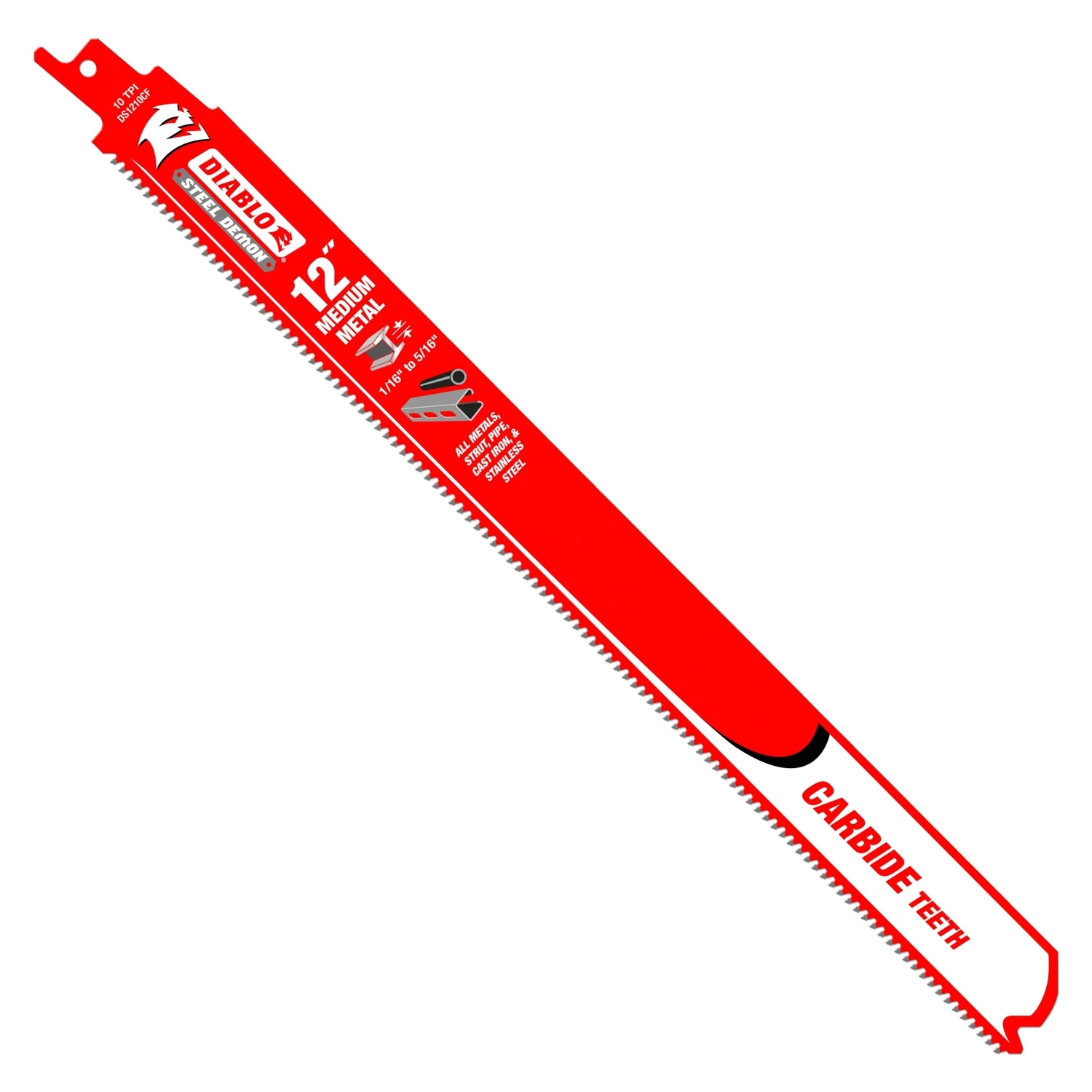 Steel Demon Demolition Saw Blade, Medium, 12-In., 10 TPI, 10-Pk.