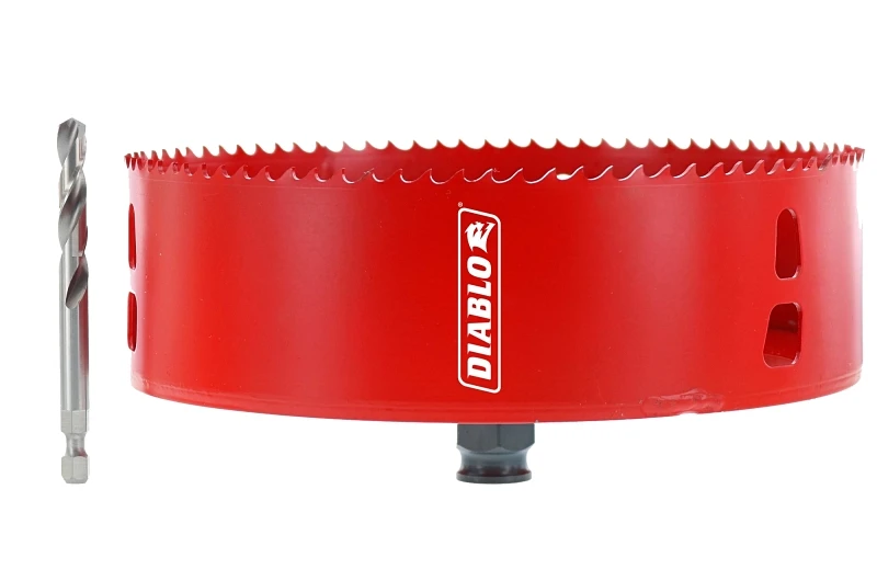 6-3/8 In. Recessed Lighted Bi-metal Hole Saw With 3.35 In. Pilot Drill Bit