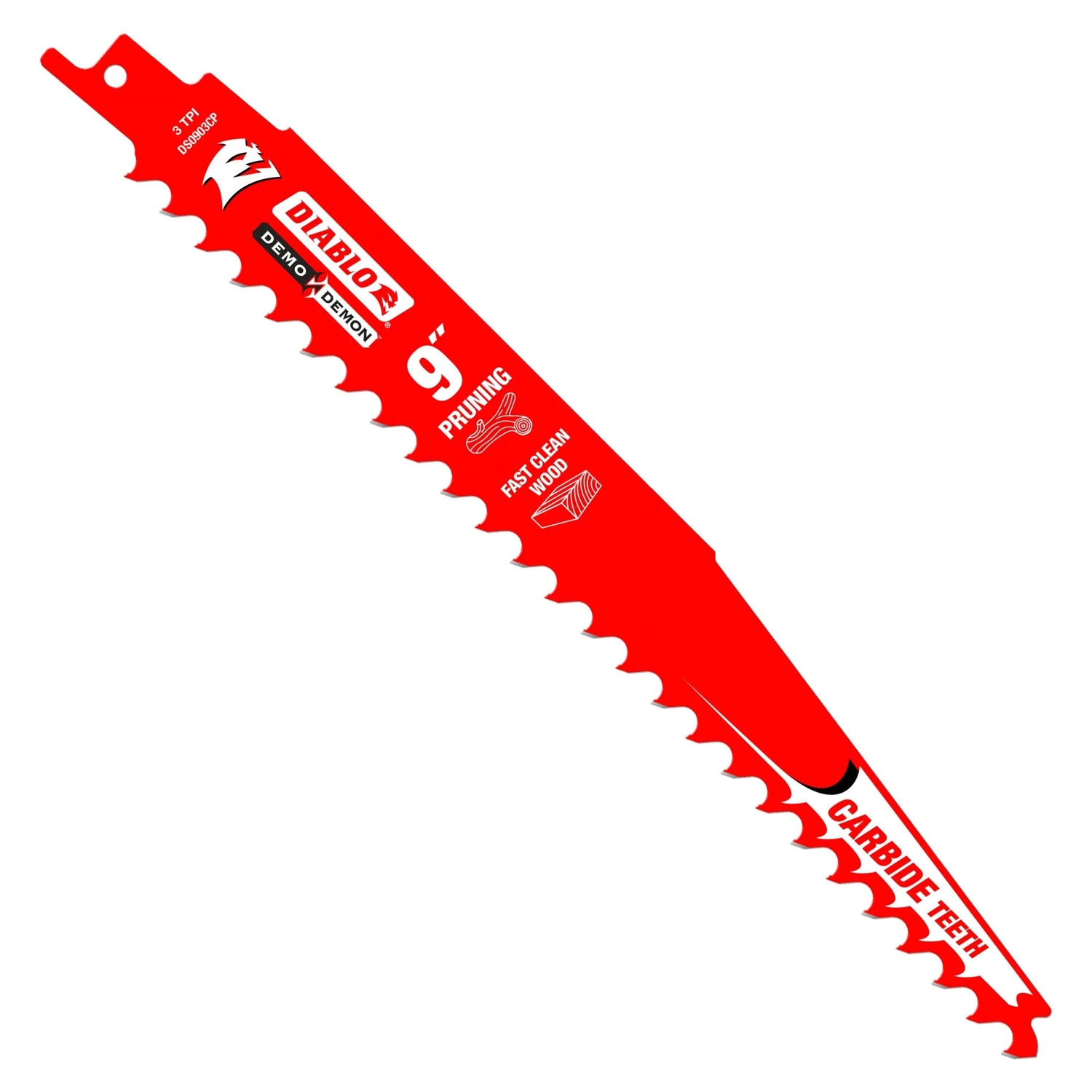 Demo Demon 9 In. Carbide Tipped Reciprocating Saw Blade 3 Tpi 10 Pk