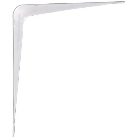 The Hillman Group 6" x 8" Shelf Bracket, White, 1pk