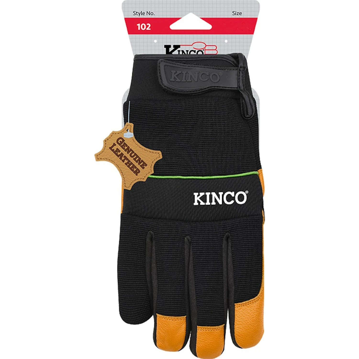 Premium Men's Indoor/outdoor Hybrid Driver Gloves Black/orange Size M