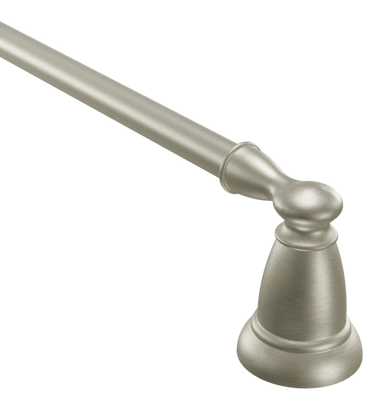 Banbury 24 In. Towel Bar, Brushed Nickel, Traditional Design