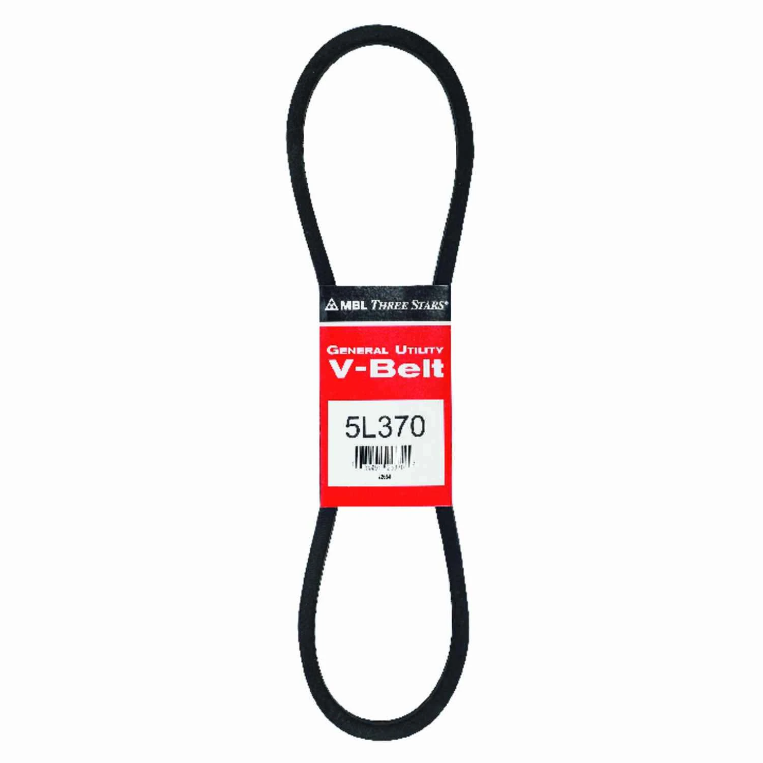 37 in 5L V-Belt for Fractional Horsepower Drives — 21/32 in Wide x 3/8 in Thick, 40° Bevel, Rubber