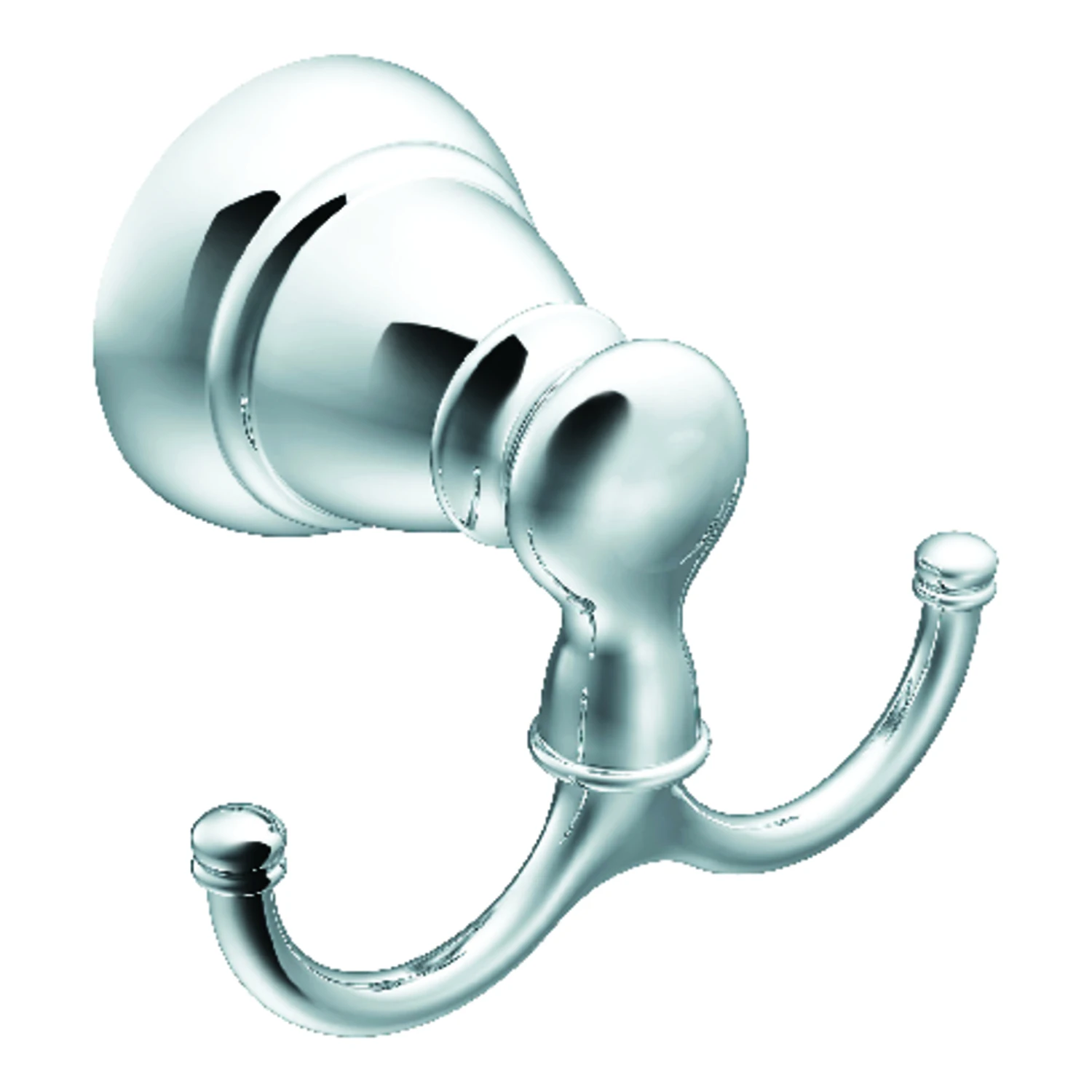 Banbury Double Robe Hook, Chrome, Model Y2603ch, Elegant Design