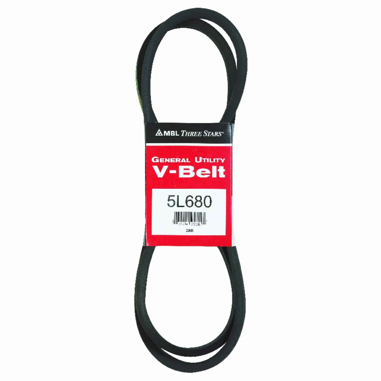 Fractional Horsepower 5l680 V-belt, 21/32 In. Width X 68 In. Length