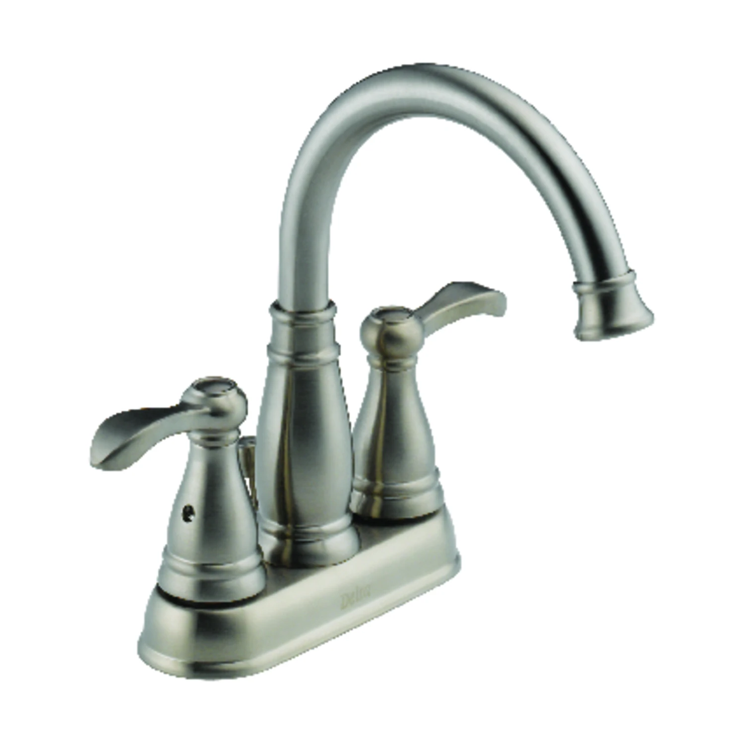 Porter Brushed Nickel 2-handle 4 In. Centerset Bathroom Faucet With Pop-up