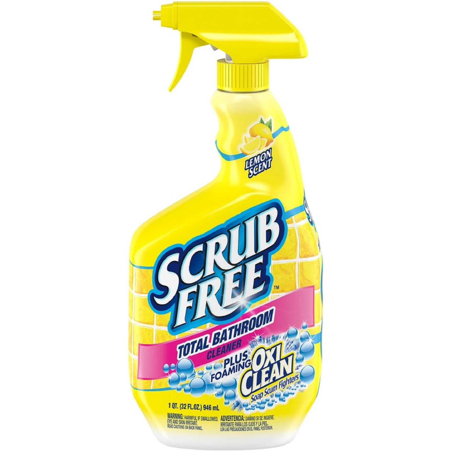 32 Oz. Bathroom Cleaner With Oxiclean - Lemon Scent Trigger Spray