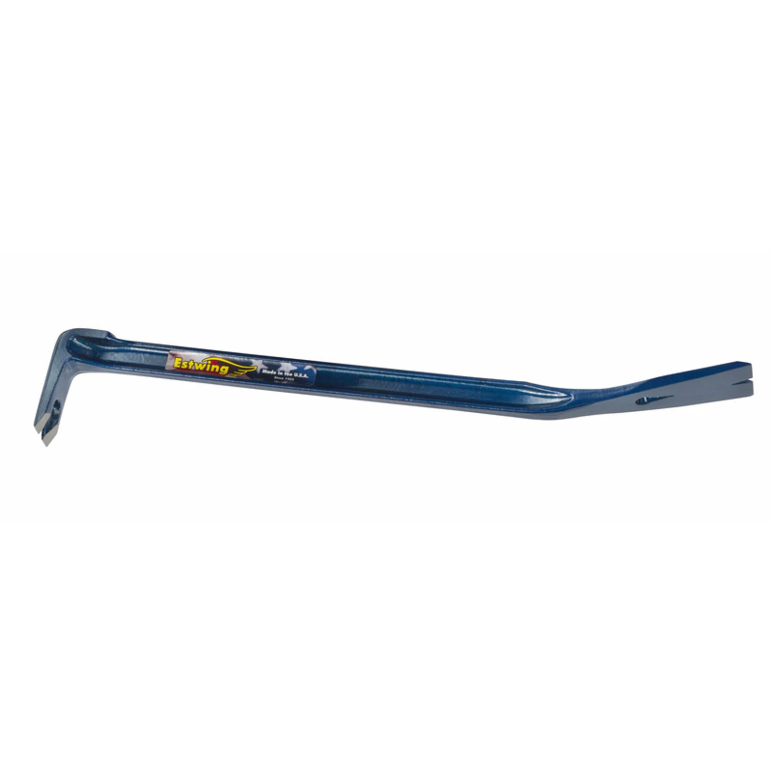 18 In. I-beam Construction Pry Bar With Beveled Nail Slot And Rocking Head
