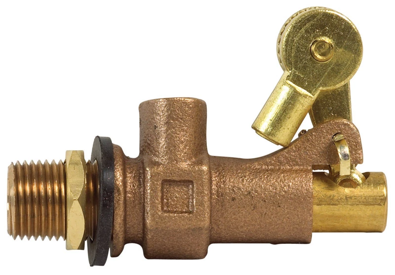 Bronze Float Valve, 1/2 Inch, Durable Corrosion-Resistant Construction