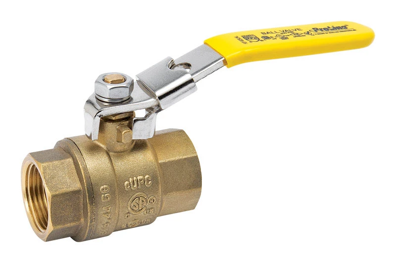 Proline 3/4 In. Brass Locking Ball Valve - Full Port, 600 Psi