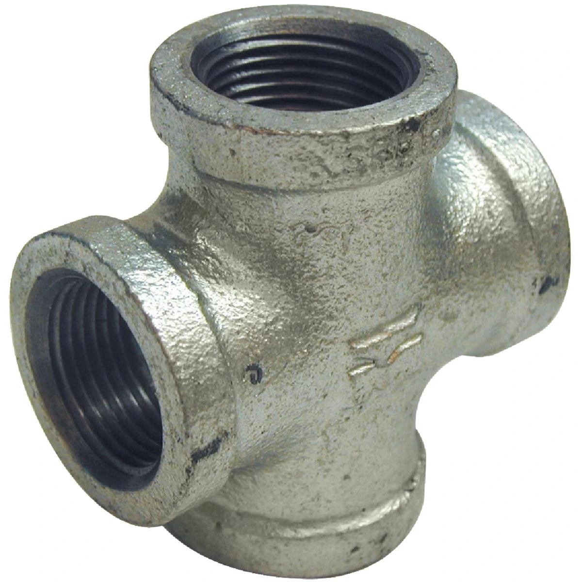 1/2 Inch Malleable Iron Galvanized Pipe Cross Fitting