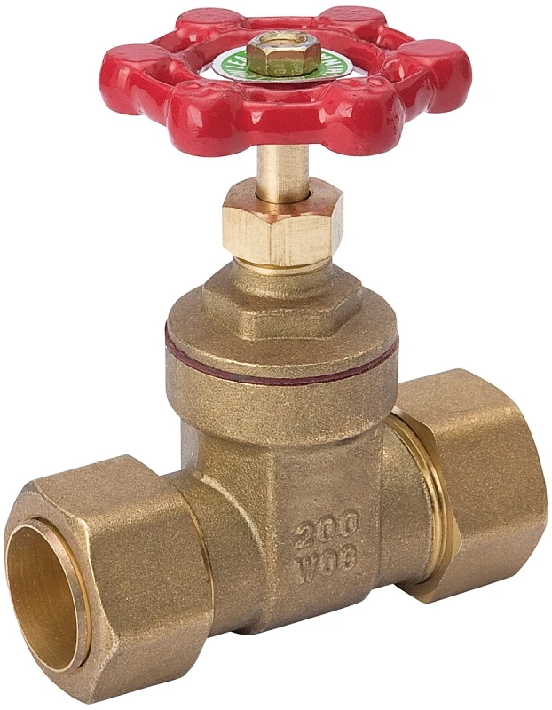 1/2 In. C X 1/2 In. C Compression Gate Valve - Lead-free Bronze