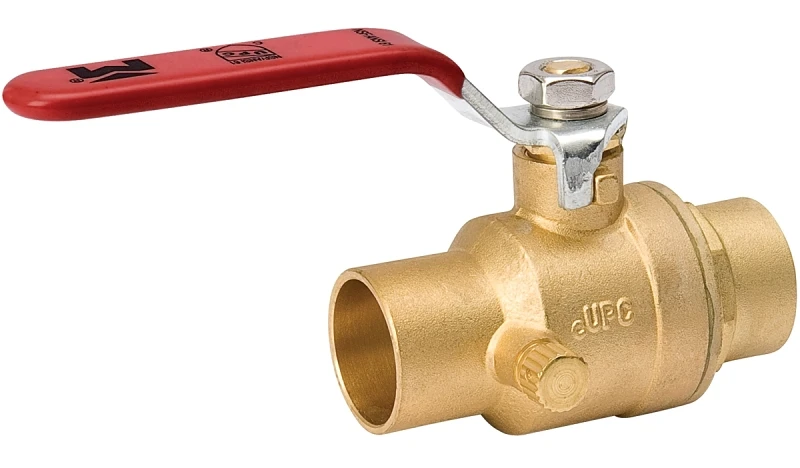 1/2 In. C X 1/2 In. C Forged Brass Full Port Ball Valve