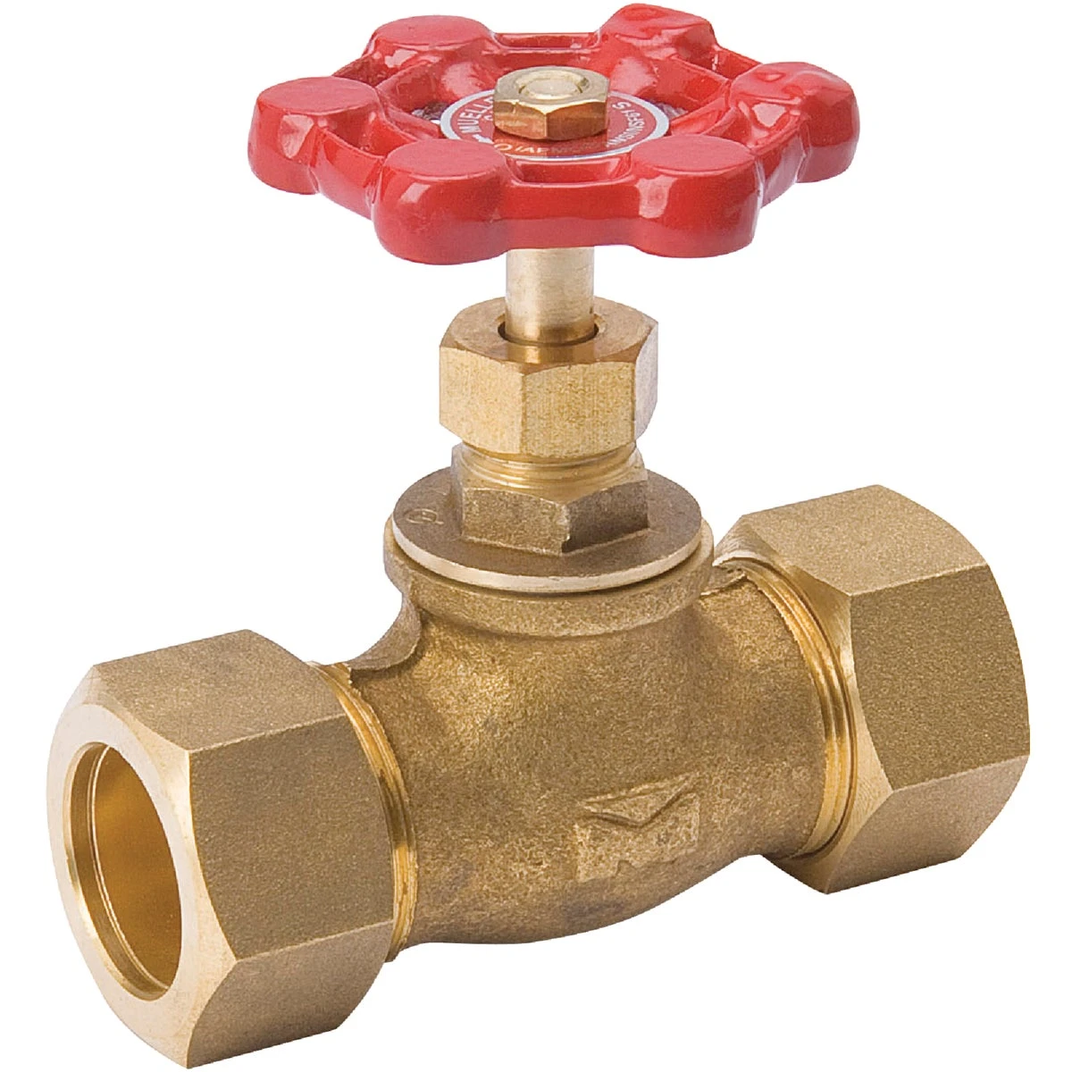 3/4 In. C X 3/4 In. C Low Lead Cast Brass Stop Valve