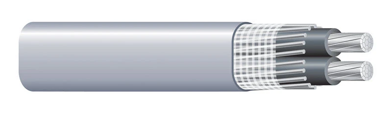 Service Entrance Cable Aluminum Type SEU 6-6-6 Gauge Style SE 250 Feet