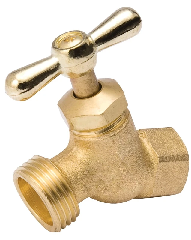 1/2 In. Fip X 3/4 In. Male Hose Thread No-kink Hose Bibb