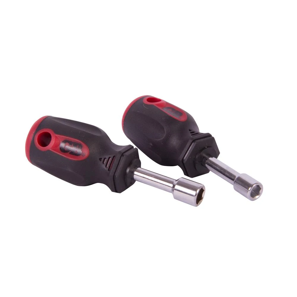 2-piece Stubby Nut Driver Set, 1/4-inch And 5/16-inch Sizes