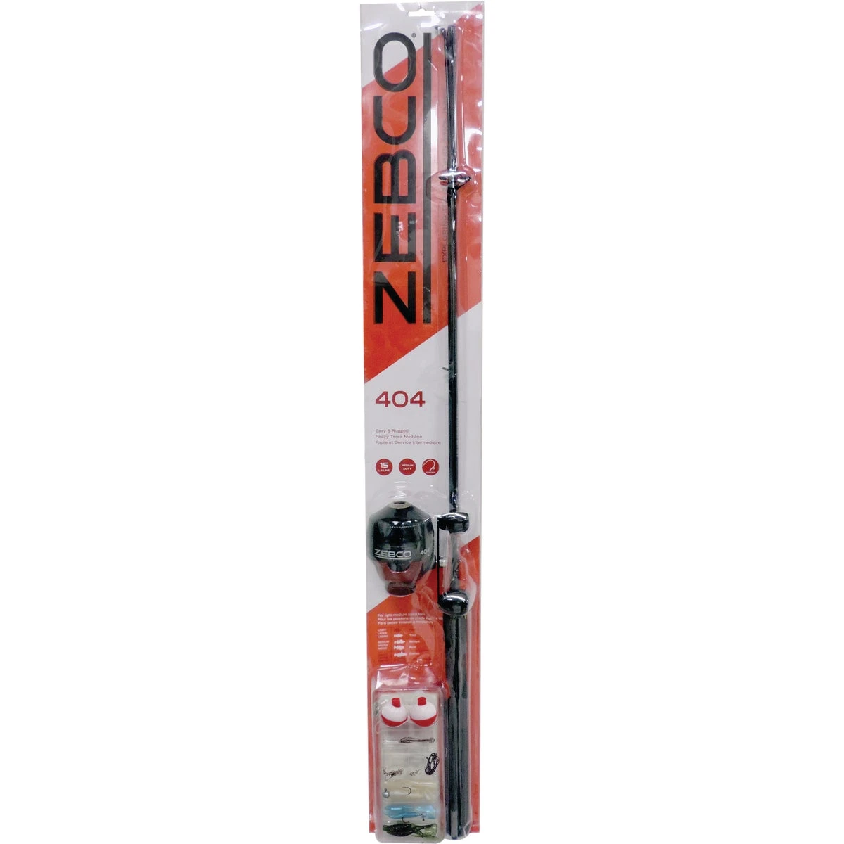 404 5 Ft. 6 In. Z-glass Spincast Fishing Rod And Reel Combo