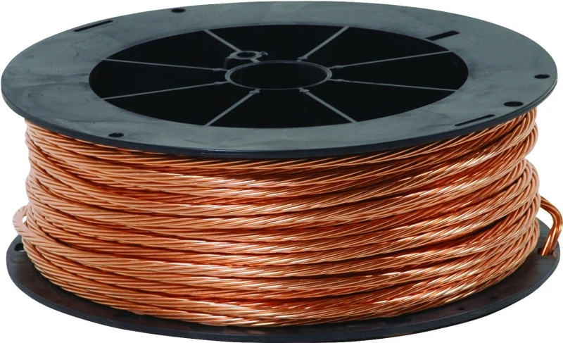 200 Ft. 4 Awg Stranded Bare Copper Grounding Wire