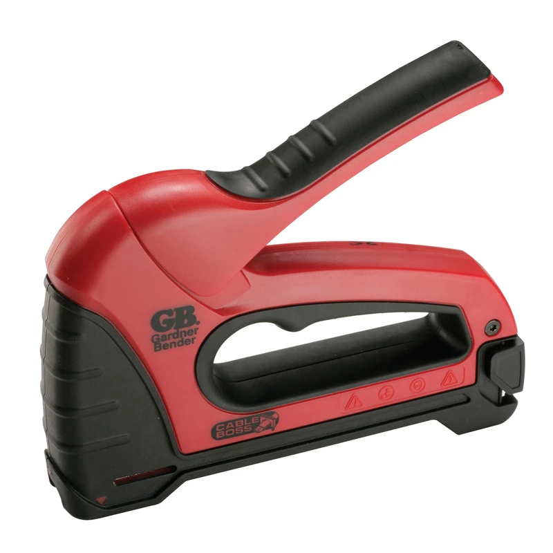 Cable Boss Staple Gun For 120v, Low Voltage, Coaxial & Cat 5 Wiring
