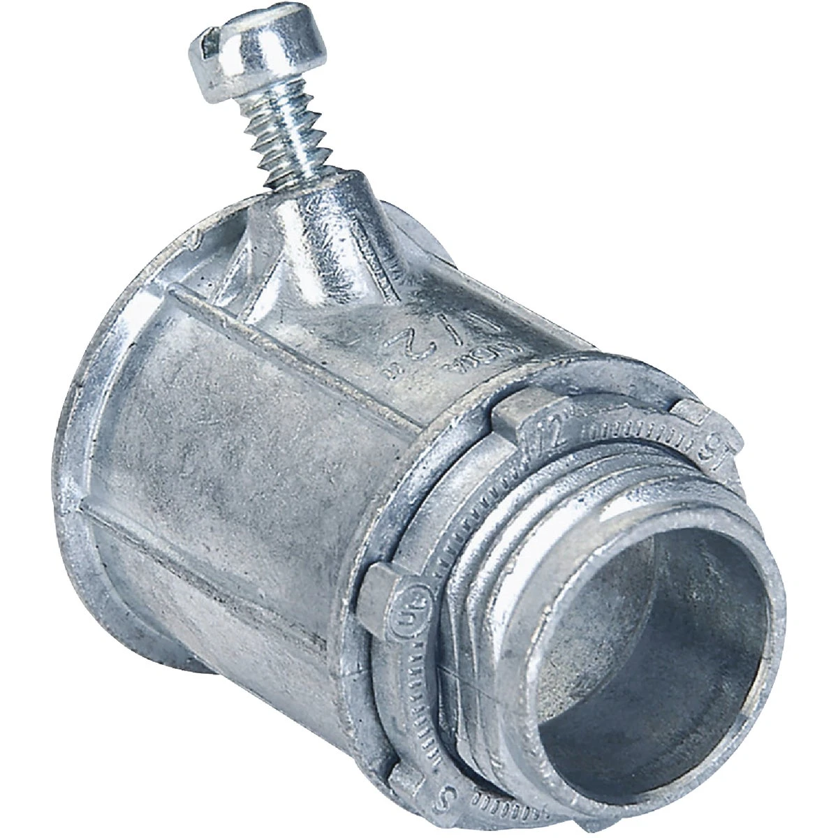 Sigma Engineered Solutions ProConnex 1/2 in. D Die-Cast Zinc Set Screw Connector For FMC/RWFMC 1 pk