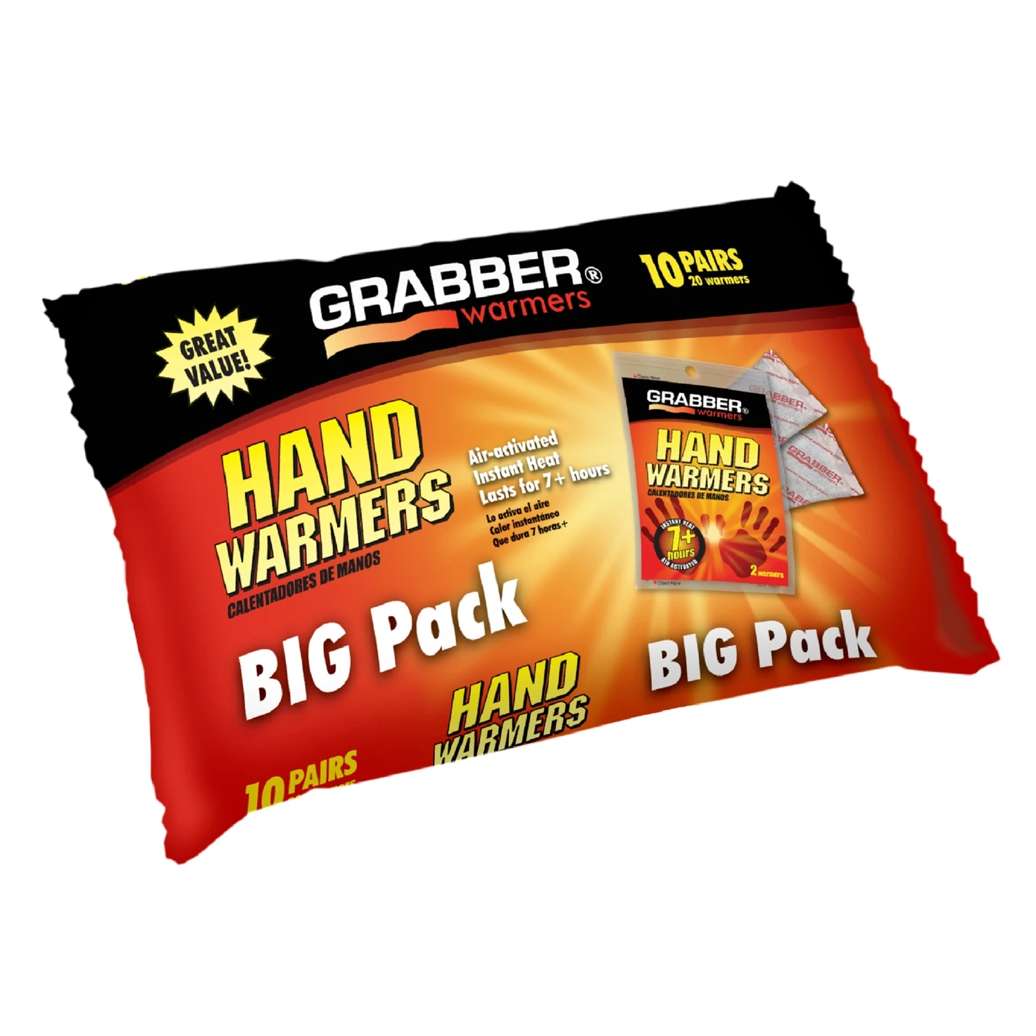 7-Hour Hand Warmers, 10 Pairs