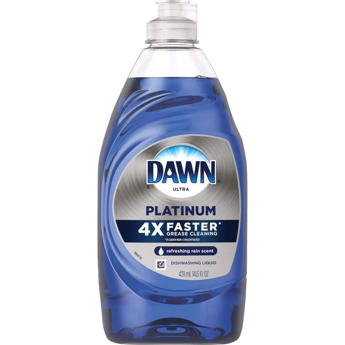 Platinum Dishwashing Liquid Dish Soap, Refreshing Rain Scent, 14.6 oz.