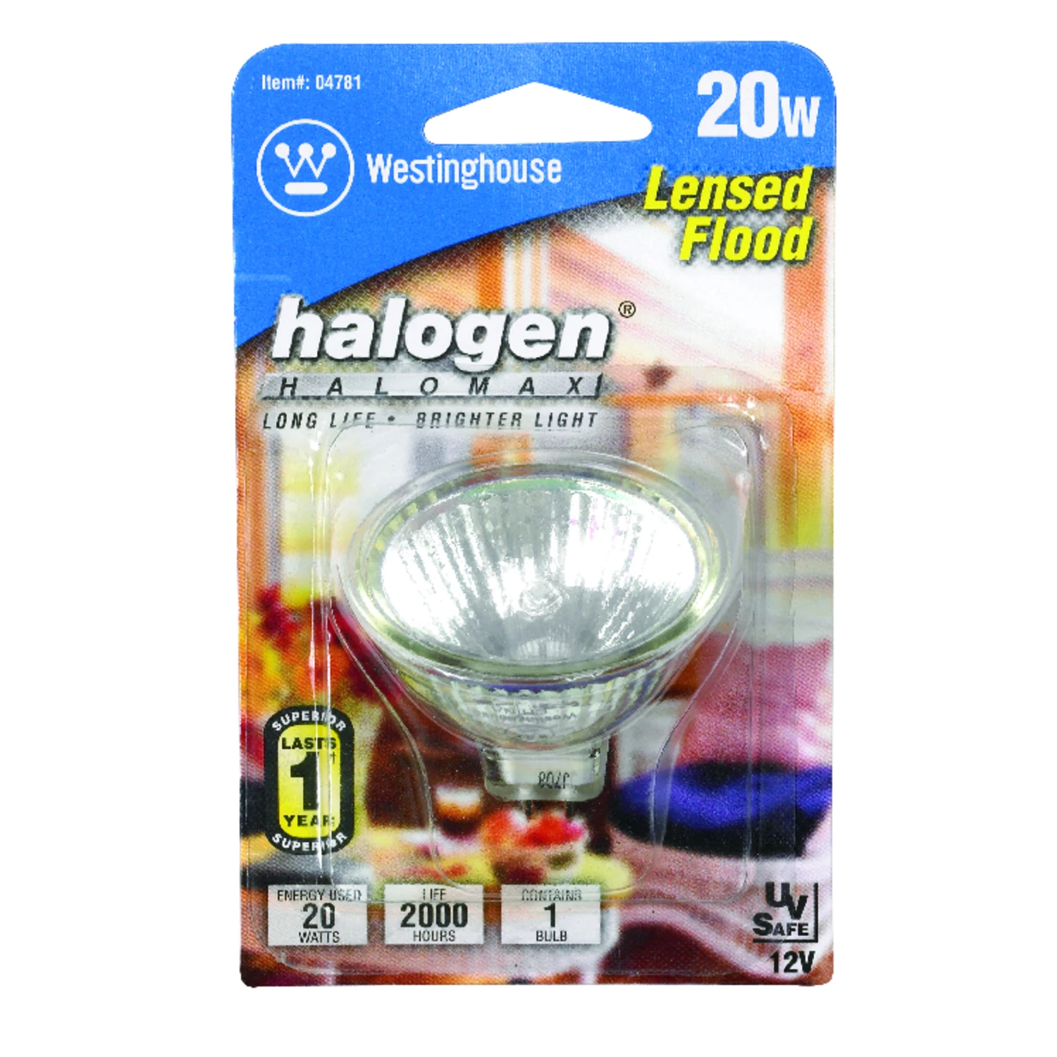 Westinghouse 20 W MR16 Floodlight Halogen Bulb 180 lm White 1 pk