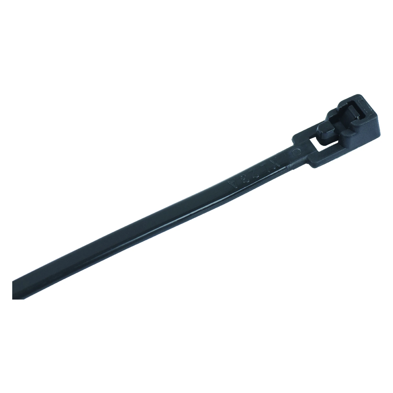 Gardner Bender 8 In. x 0.17 In. Black Nylon Ultra Violet Mounting Cable Tie (25-Pack)