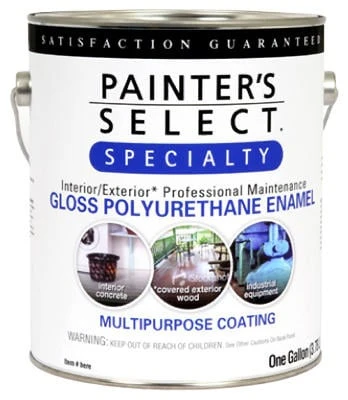 Porch & Floor Gloss Polyurethane Enamel, Interior/Exterior, Tile Red, 1 Gallon