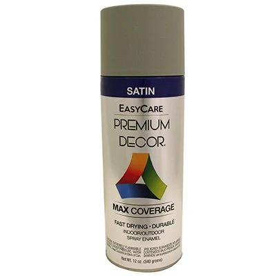 Premium Decor Spray Paint, Fossil Satin, 12 Oz, Quick Dry, Model Pds125-aer