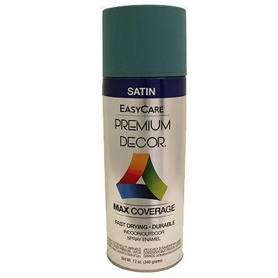 Premium Decor Spray Paint, Sea Seeker Satin, 12 Oz, Quick Dry, Pds-114