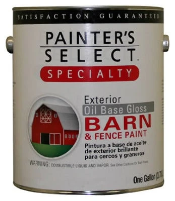 Speciality Barn & Fence Paint, Oil-Base, Gloss Barn Red, 1 Gallon