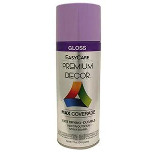 Premium Decor Spray Paint, Wild Lilac, Gloss, 12 oz.