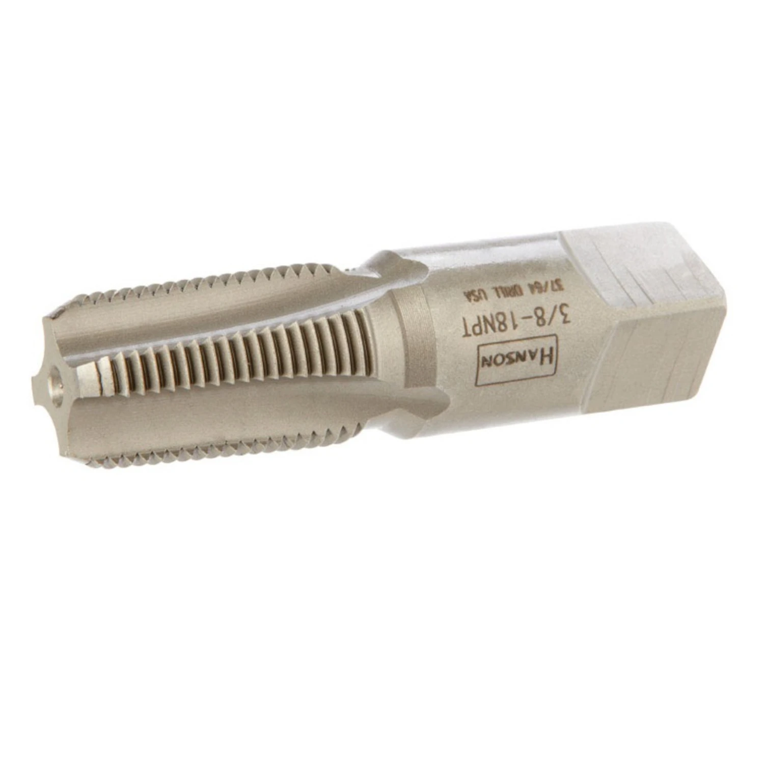Hanson High Carbon Steel Sae Pipe Taper Tap 3/8 In.-18npt