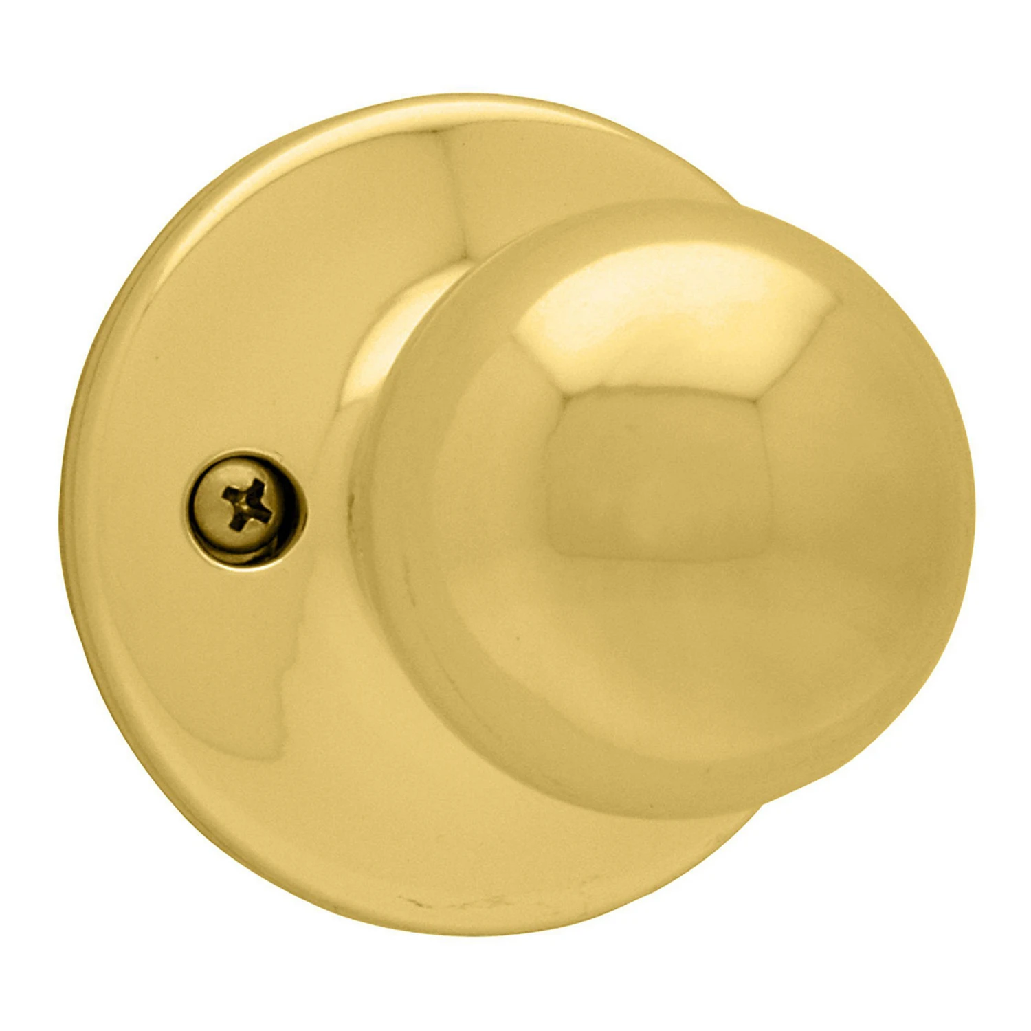 Polished Brass Polo Dummy Door Knob - Model 488p 3 Cp
