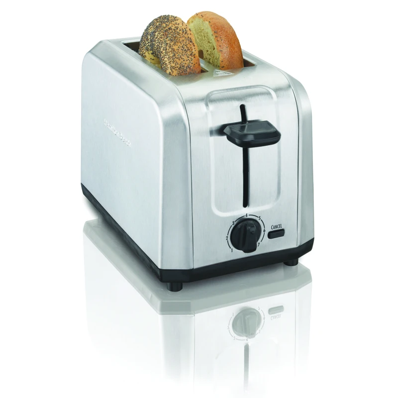2-slice Brushed Stainless Steel Toaster With Extra Wide Slots