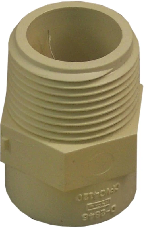 Cpvc Pipe Adapter 1 In. Mip For Cold Water Applications