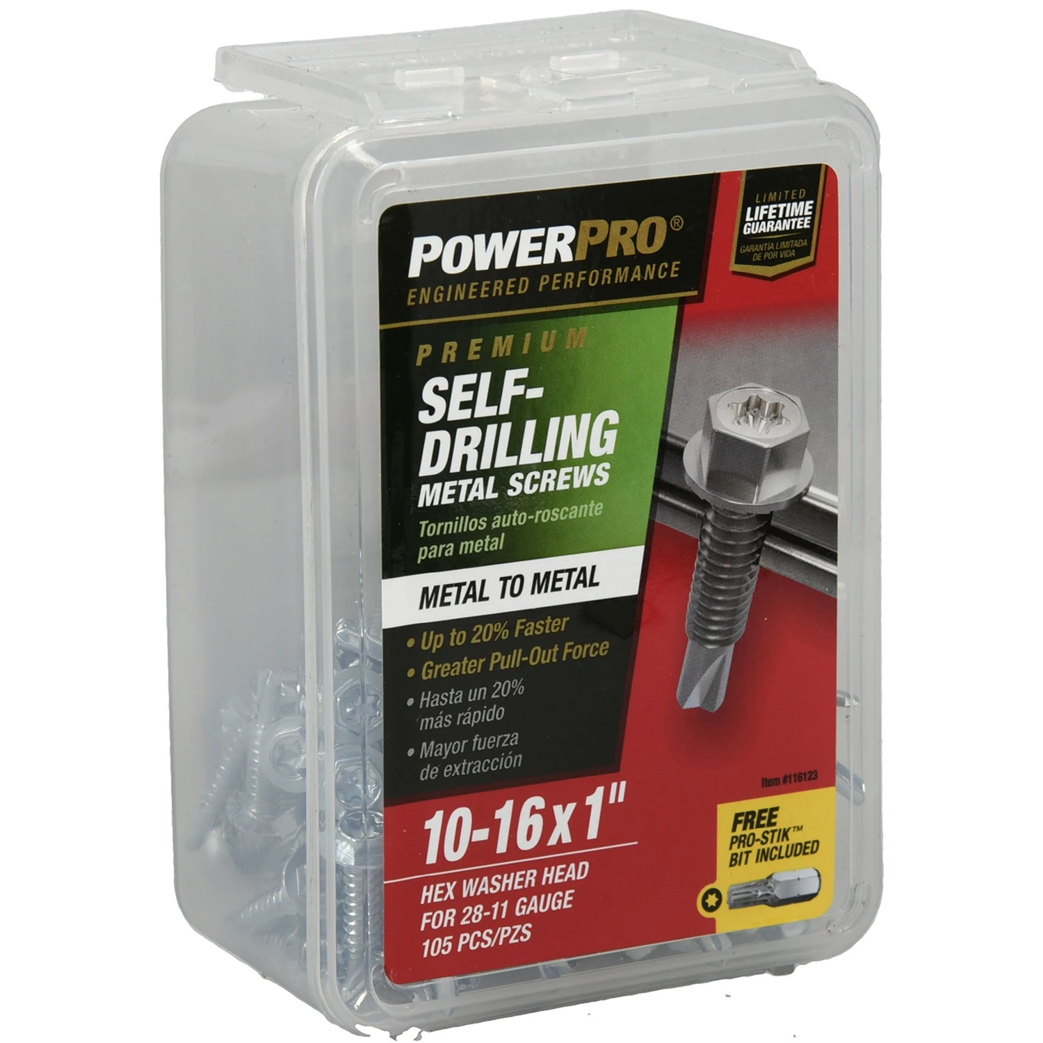 105CT 10-16X1 HEX SCREW