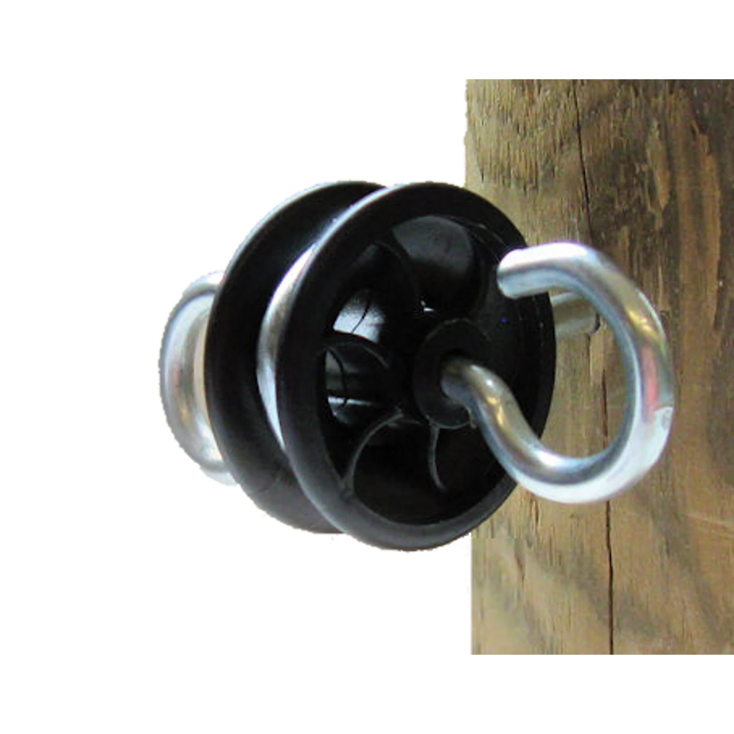 Wood Post Gate Anchor, Heavy-Duty Steel, Anchors onto Post