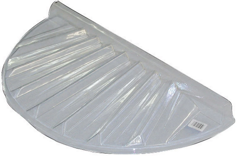 35 In. W X 17 In. D Low Profile Circular Plastic Window Well Cover