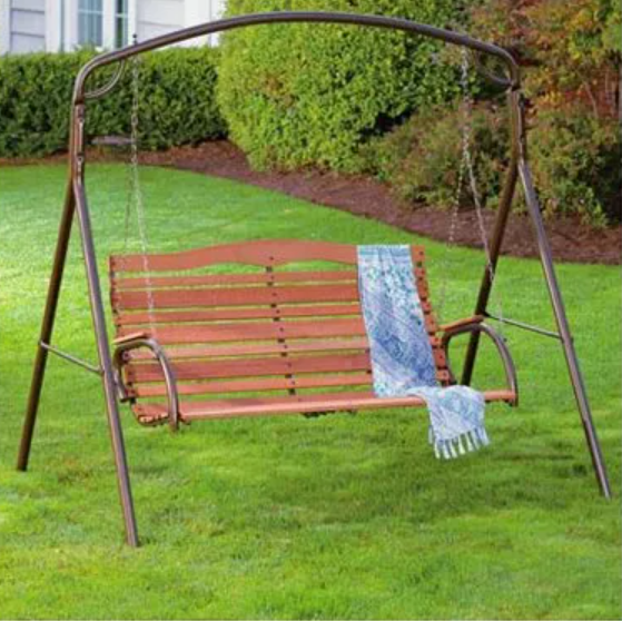 Swing Seat with Heavy-Duty Steel Chains for Outdoor Playsets